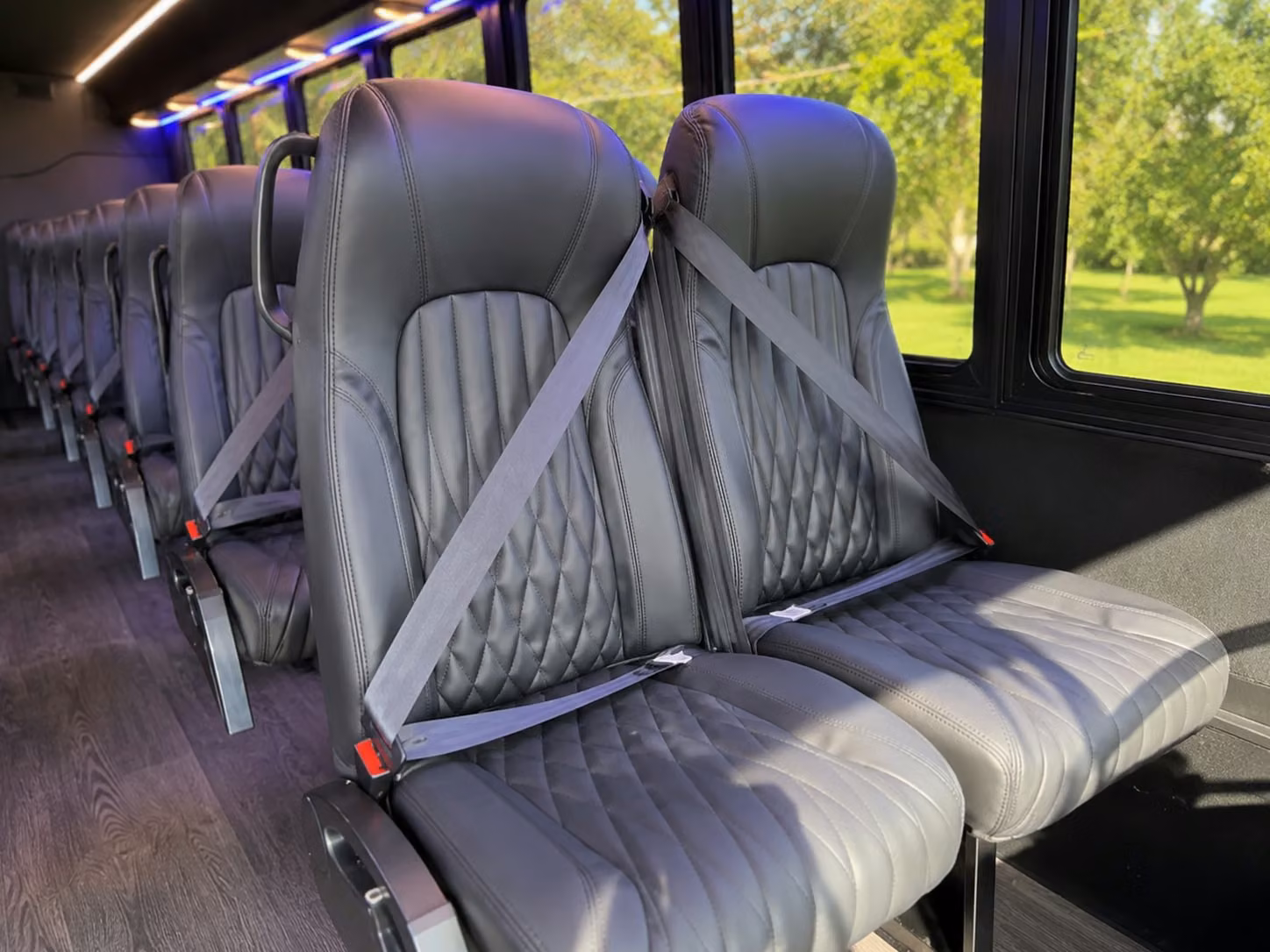 18 passenger minibus inside