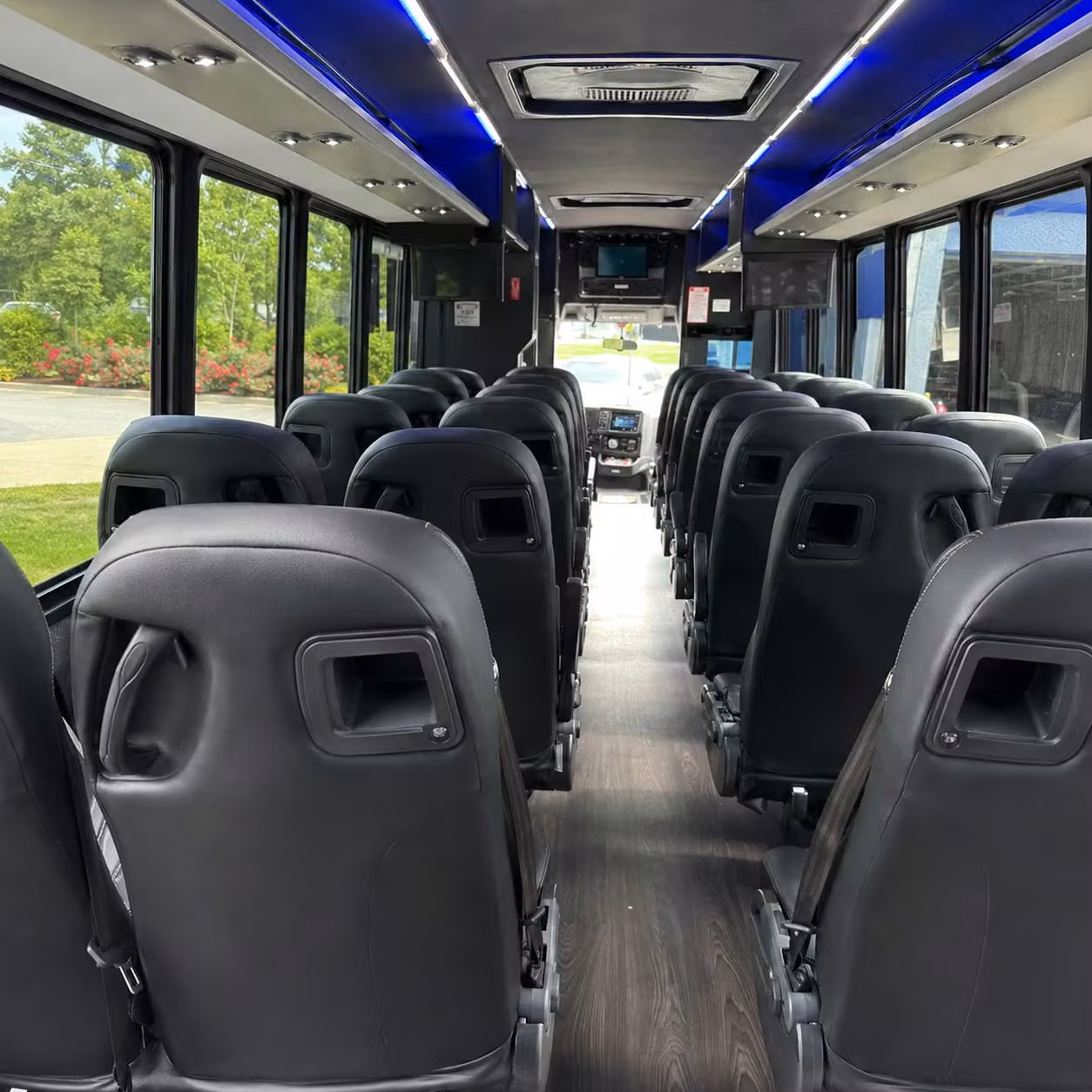 28 passenger minibus inside