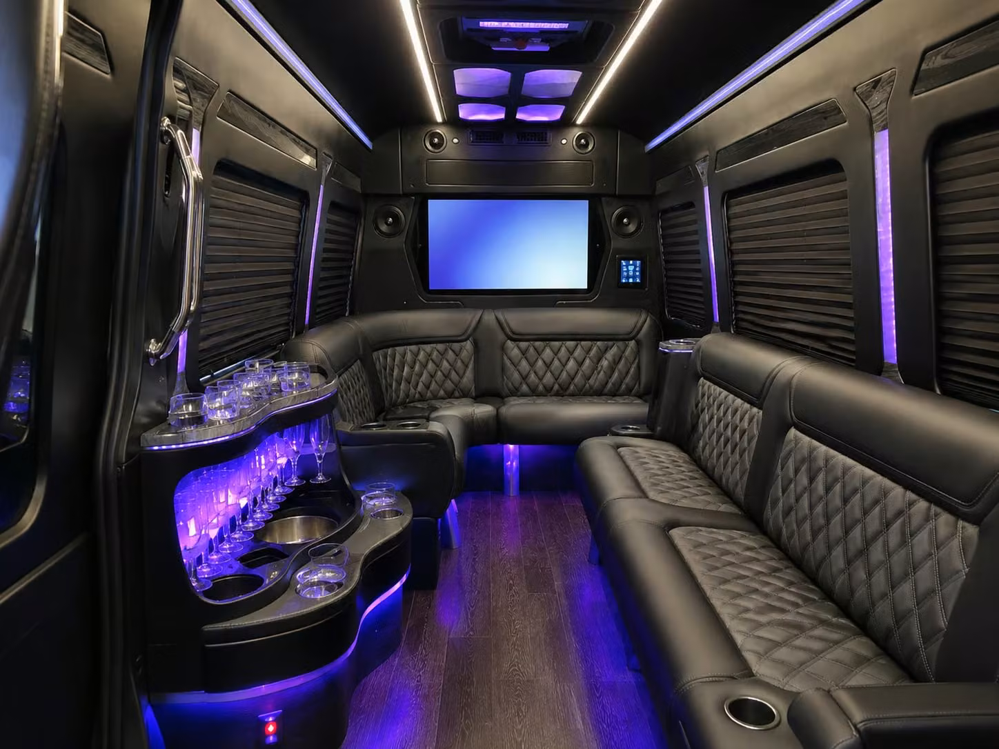 sprinter vans and minibuses for smaller groups heading to north county venues